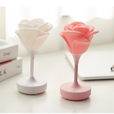 Modern E-friendly Silicone Rechargeable LED Table Reading Lamp Night Light