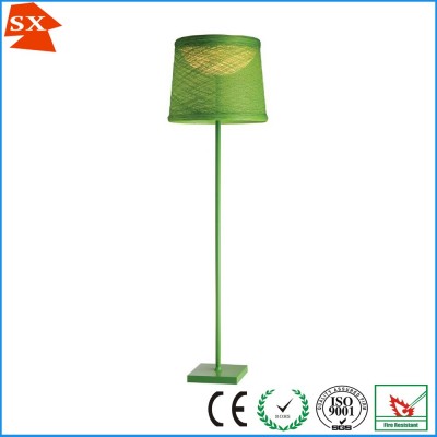 E14 green orange children printing pattern hotel modern floor lamp